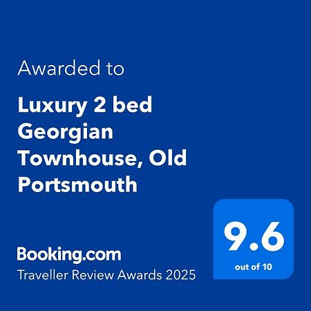 Willa Luxury 2 Bed Georgian Townhouse, Old Portsmouth Zewnętrze zdjęcie